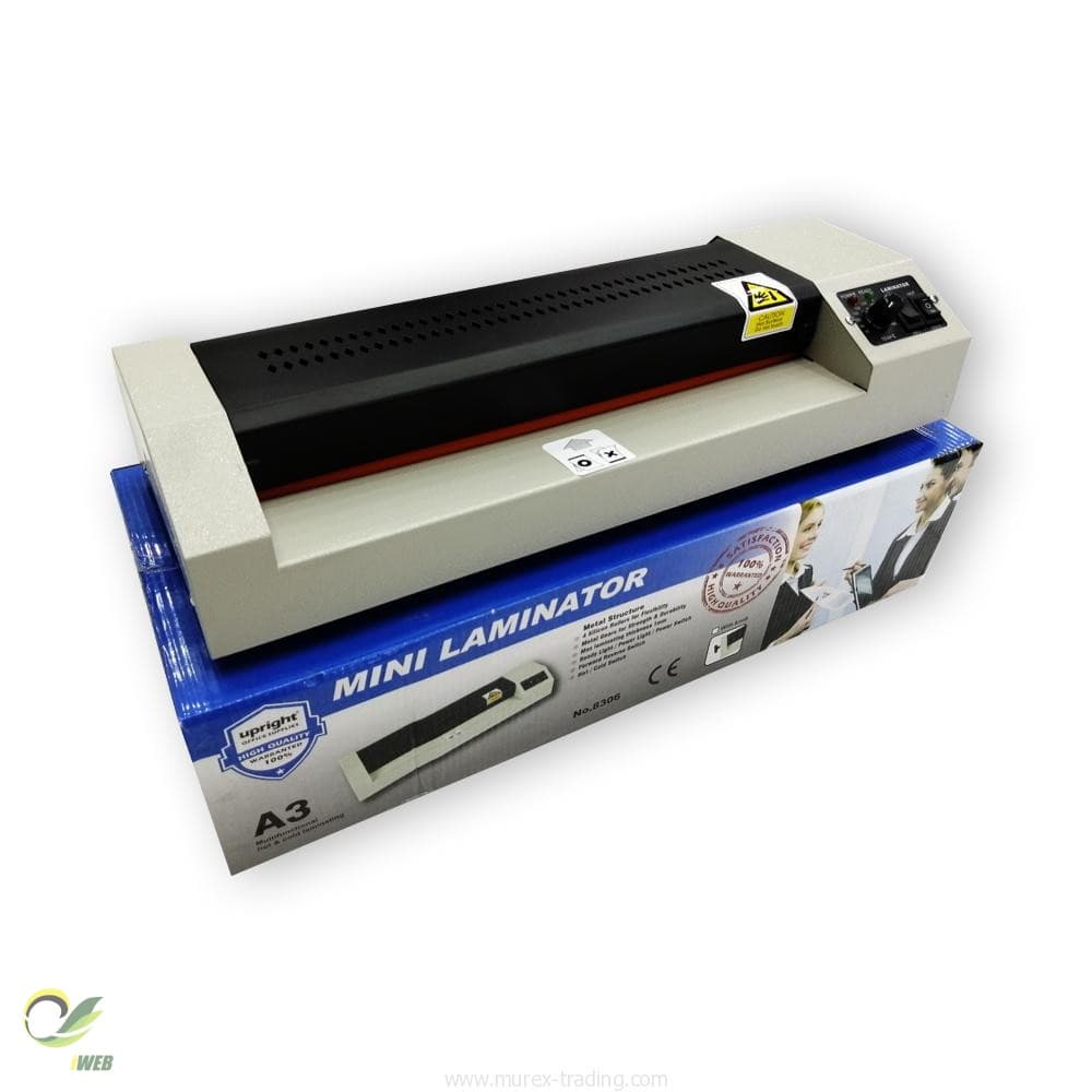 Upright A3 laminator