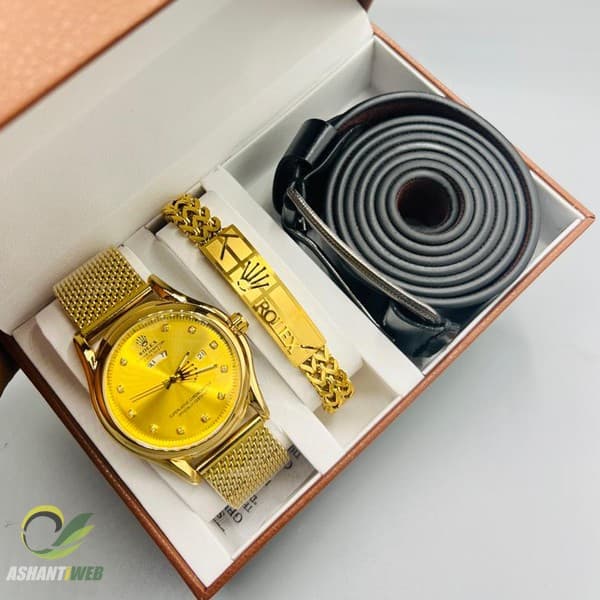 Rolex(Watch, Belt and Bracelet)
