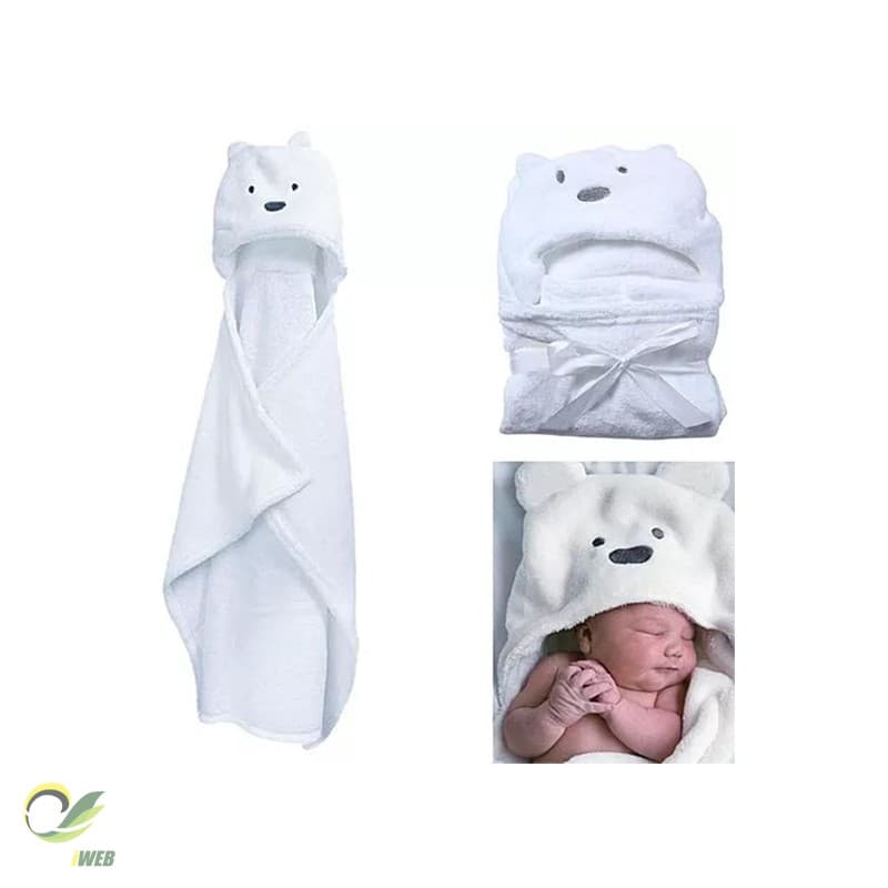 Hooded baby blanket