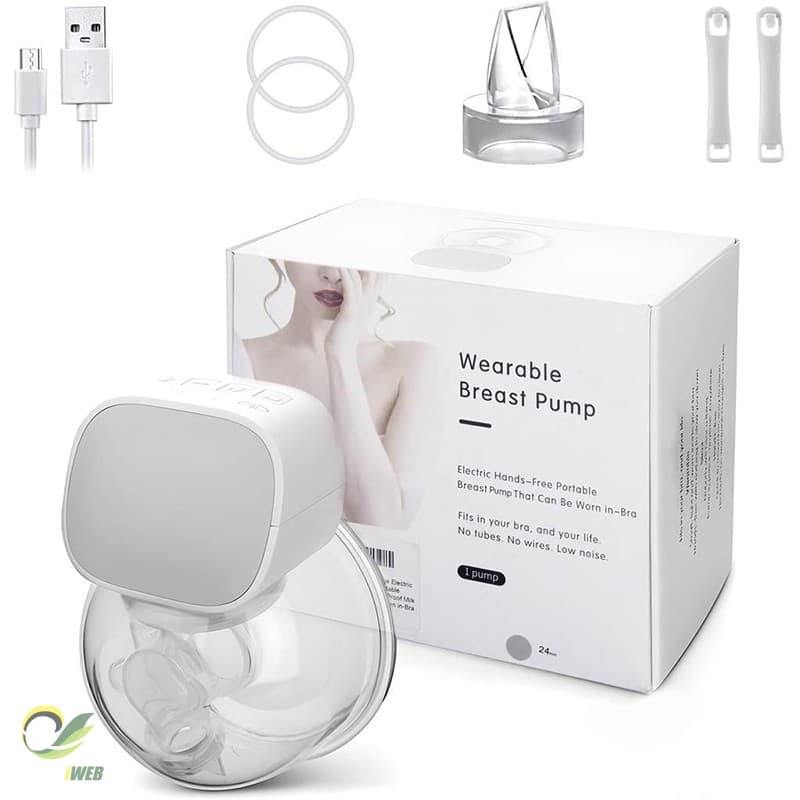 Wearable breast pump