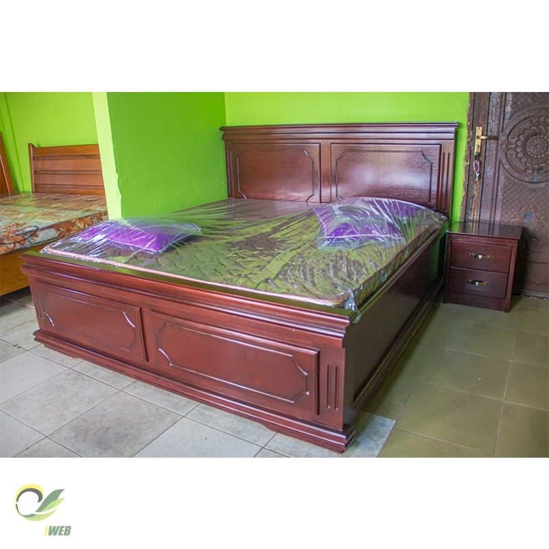 Wooden bed