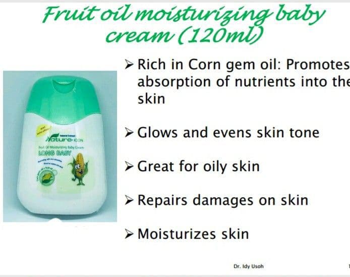 Longrich fruit oil moisturizing baby cream