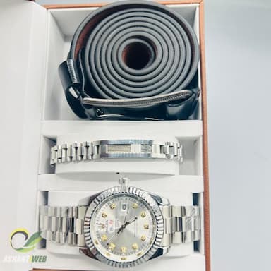 Rolex Set(Watch, Belt and Bracelet)